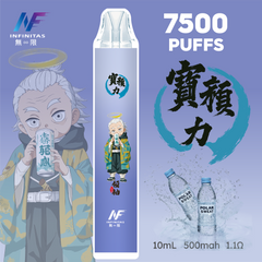 【 W倉 】INF拋棄式 7500口  鬼滅系列